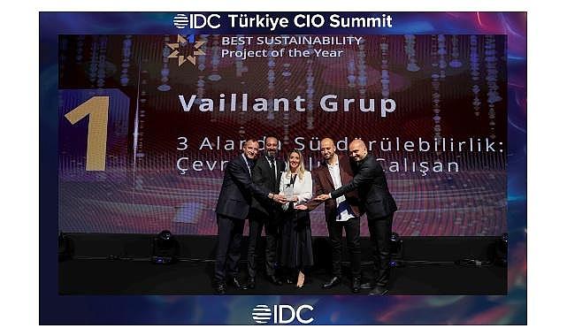 IDC’den Vaillant Group Türkiye’ye “Sürdürülebilirlikte Yılın En İyi Projesi” Ödülü