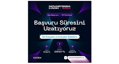 “Toplamda 1 milyon TL ödüllü projeye başvuru tarihi 25 Temmuz’a uzatıldı”