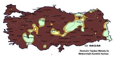 ''Türkiye KURAKLIK haritaları'' yayınlandı - HES'leri de etkiliyor!