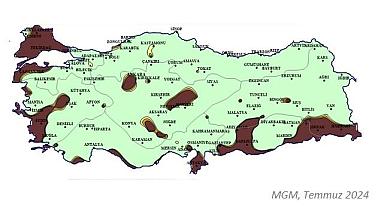 KURAKLIK Haritaları yayınlandı - MGM!
