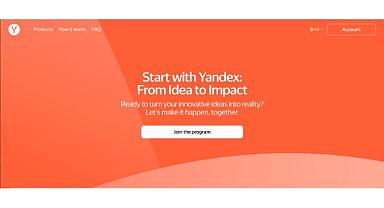 Yandex - Türkiye'deki Girişimcilere Özel Startup Programı