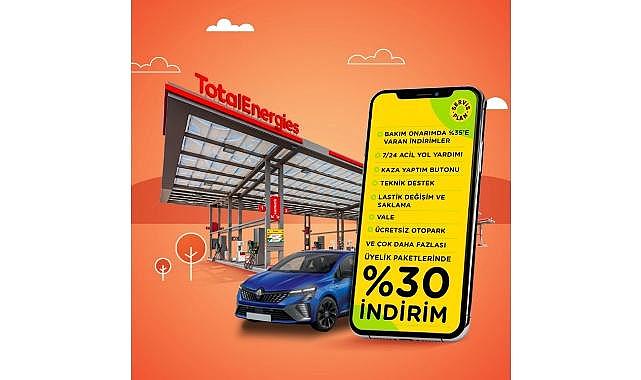 Club TotalEnergies üyelerine Servis Plan’dan yüzde 30 indirim!