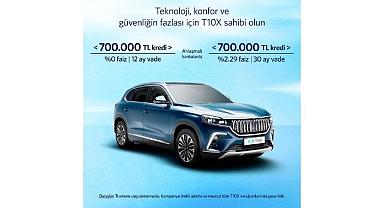 Elektrikli TOGG - T10X’te 700 bin TL’ye 30 ay vade kampanyası başladı!