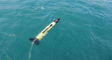 Türkiye İş Bankası'nın ODTÜ Deniz Bilimleri Enstitüsü’nün kullanımına sunulan insansız SU altı planörü...