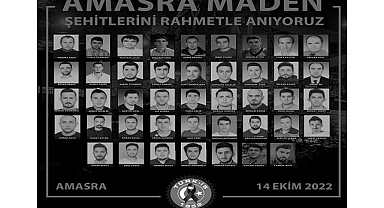 TÜRK-İŞ ''Amasra grizu faciasında kaybettiğimiz 43 maden şehidimizi...''