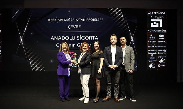 Anadolu Sigorta &quot;Ormanın Gözleri&quot; ile Toplumsal Fayda Ödülü Kazandı!