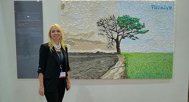 COP16 Riyad’da Atık Malzemelerden Üretilen “ÇÖLLEŞME” Eseriyle dikkat çekti!