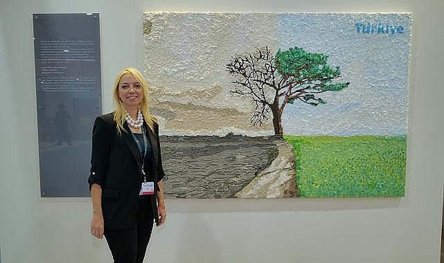 COP16 Riyad’da Atık Malzemelerden Üretilen “ÇÖLLEŞME” Eseriyle dikkat çekti!