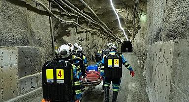 ENERJİ Bakanlığı ve TÜPRAG ''olası maden KAZALARINA önlem için tatbikat yaptı!