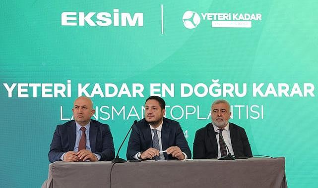 &#039;&#039;ENERJİ ve GIDA&#039;&#039; sektörlerinde faaliyet gösteren Eksim Holding &#039;kampanyasını&#039; tanıttı!