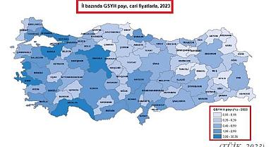 'İl Bazında Gayrisafi Yurt İçi Hasıla rakamları açıklandı' - İŞTE 'en zengin ve en fakir iller'