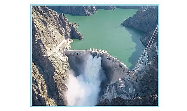 Çoruh nehri üzerindeki baraj ve HES&#039;ler