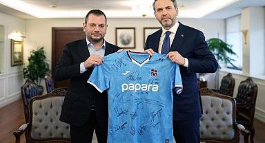 Enerji  Bakanı Bayraktar ''Trabzonspor Başkanı Doğan'ı ağırladı''