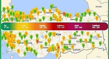 Hava kalitesi ve kirliliği ''simgeleri - renkleri '' anlamları