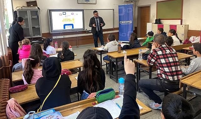 OEDAŞ - İlkokul öğrencilerine enerji tasarrufunu anlattı!