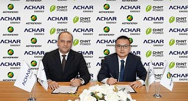 Astronergy ve Chint Power “Achar Energy ile inverter ve güneş paneli tedarik anlaşması imzaladı”