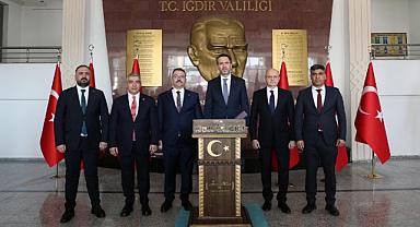 Enerji Bakanı Bayraktar “Iğdır-Nahçıvan Doğal Gaz Boru Hattı Açılışı …”