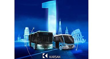 Karsan e-JEST ve e-ATAK Üst Üste 5'inci Yılında Yine Avrupa'nın Liderleri