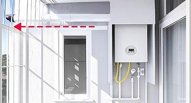 DİKKAT - Kombiniz KAPALI balkon ya da teraslarda ise ..