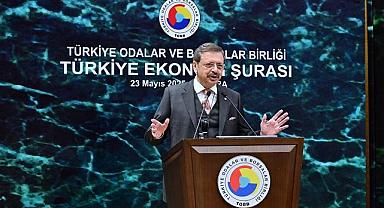 TOBB Başkanı Hisarcıklıoğlu ''İş dünyasının gündeminde 3 temel konu var''''