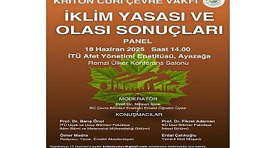 “İklim Yasası ve Olası Sonuçları” - İstanbul Teknik Üniversitesi’nde ...