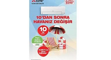 Mitsubishi Electric’in “10’dan Sonra Havanız Değişir” Kampanyasıyla Yaza Serin Başlangıç