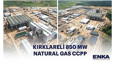 The construction of the Kırklareli Natural Gas CCPP ...