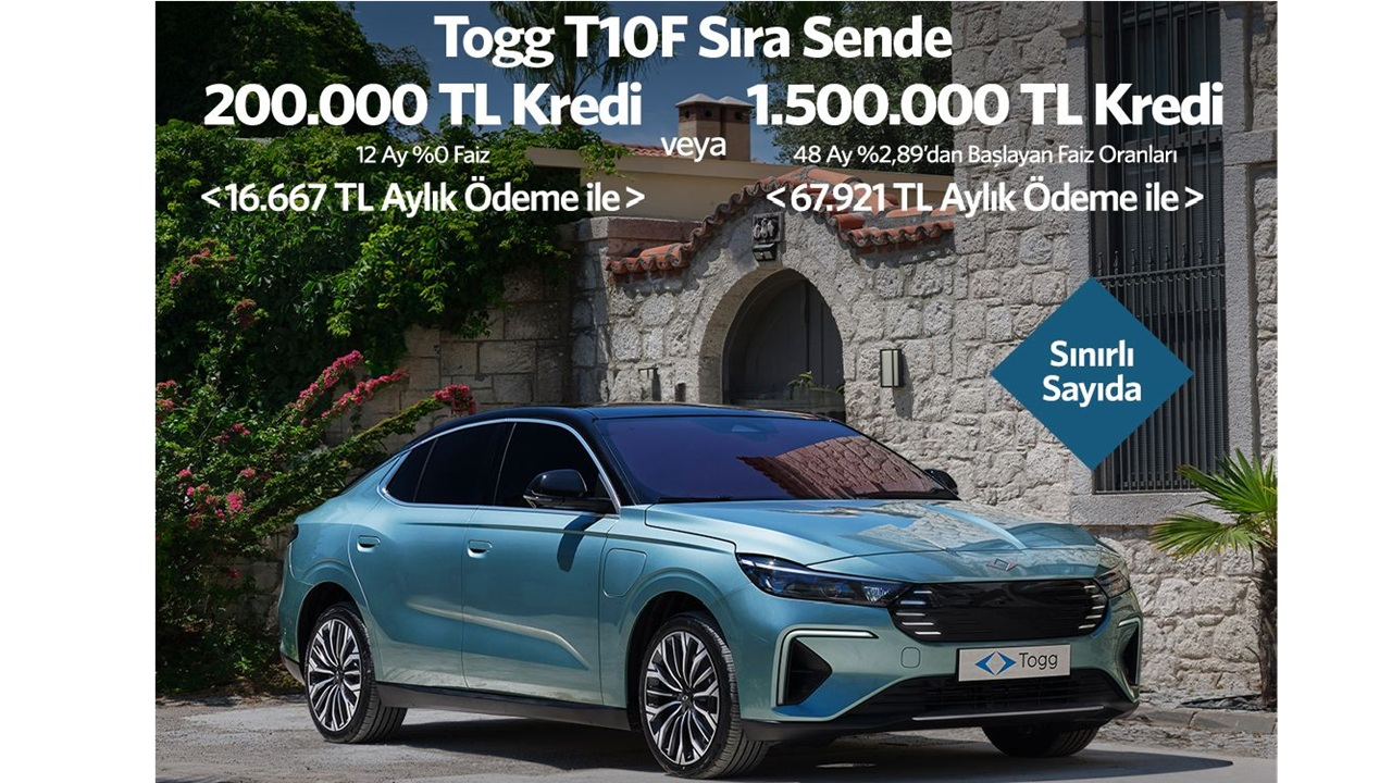 Togg sipariş almaya başladı &#039;KAMPANYA&#039;