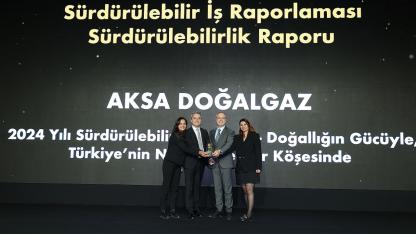 Aksa Doğalgaz ÖDÜL aldı!