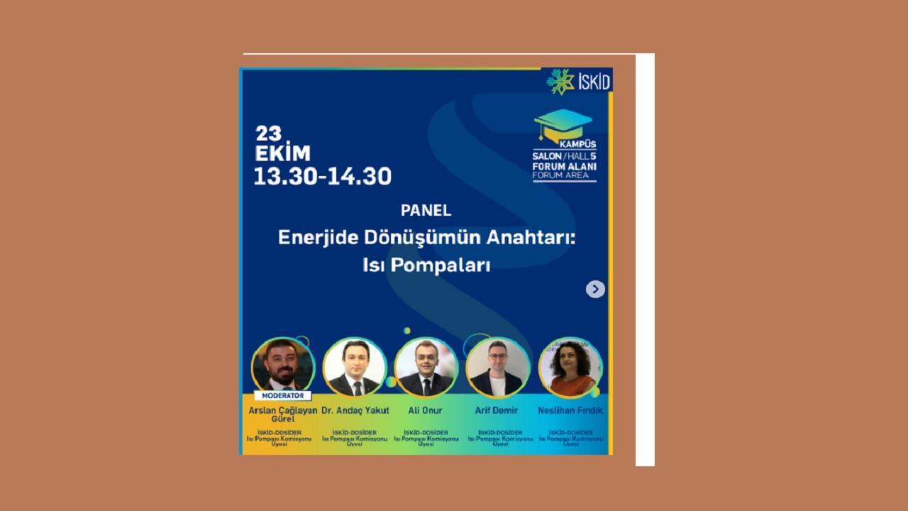 İSKID düzenliyor &#039;Konu ISI pompaları&#039;&#039;
