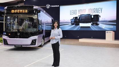 TEMSA '9 metrelik elektrikli ile şehir içinde menzil 600 km'