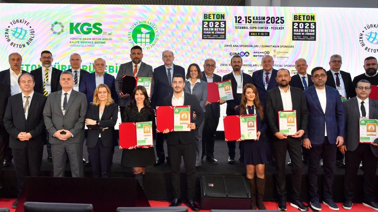 Beton Sürdürülebilirlik Konseyi Sertifikası alan tesisler!