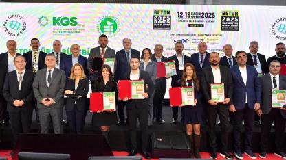 Beton Sürdürülebilirlik Konseyi Sertifikası alan tesisler!