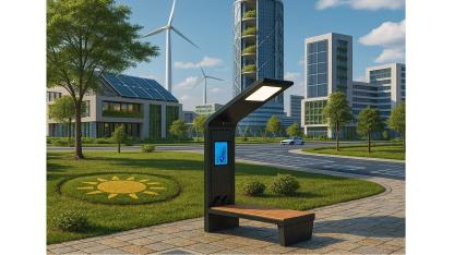 GÜNEŞ Enerjili Akıllı Şehir Bankı üretti!