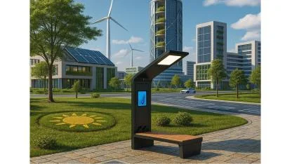 GÜNEŞ Enerjili Akıllı Şehir Bankı üretti!