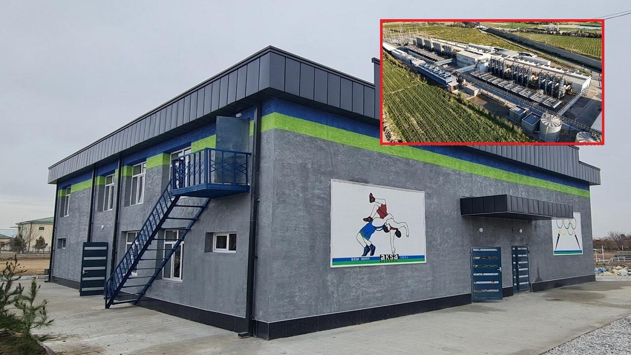 'Aksa Enerji Özbekistan Buhara Spor Salonu' Enerji Şirketleri Sosyal Projeleri