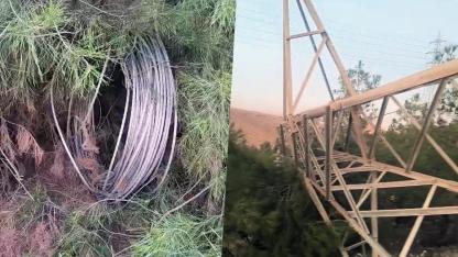 Elektrik direkleri hırsızların hedefi oldu!