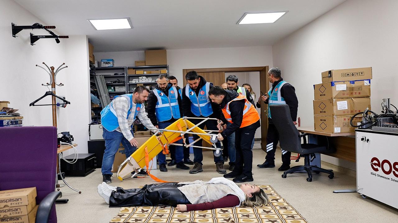 EÜAŞ 'tatbikat' yaptı!