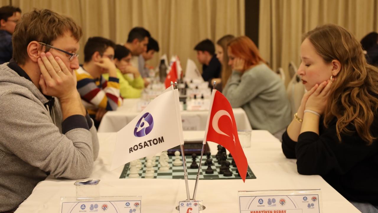 Mersin'de Rus nükleer endüstrisinin 80. yılı onuruna "Rosatom Satranç Kupası"