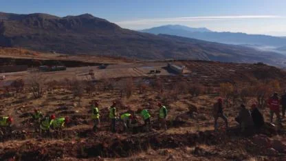 Petrolün başkenti Şırnak GABAR yeşilleniyor!