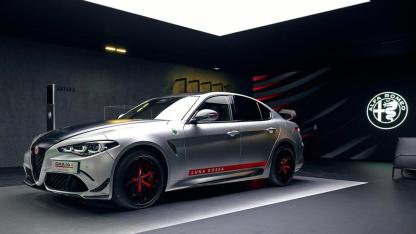 Alfa Romeo YENİ Giulia Quadrifoglio Luna Rossa vitrinde!