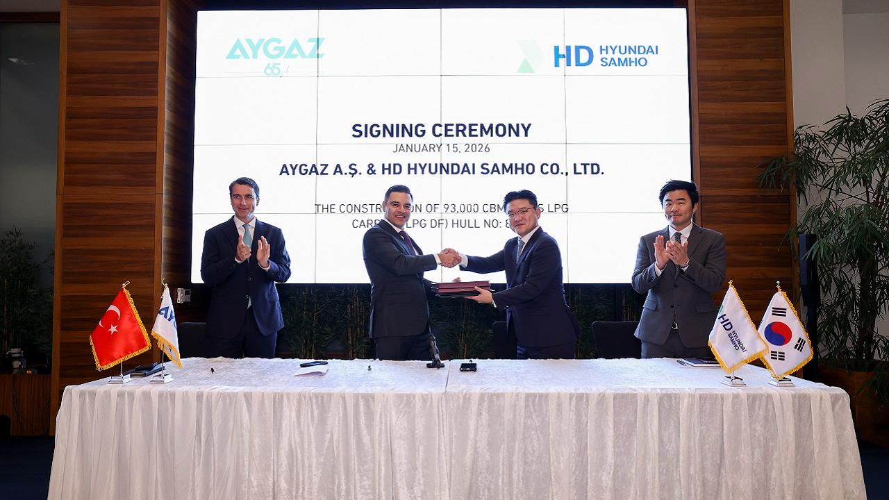 AYGAZ yeni Gemi aldı 'Hyundai tersanesinde inşa edilecek'