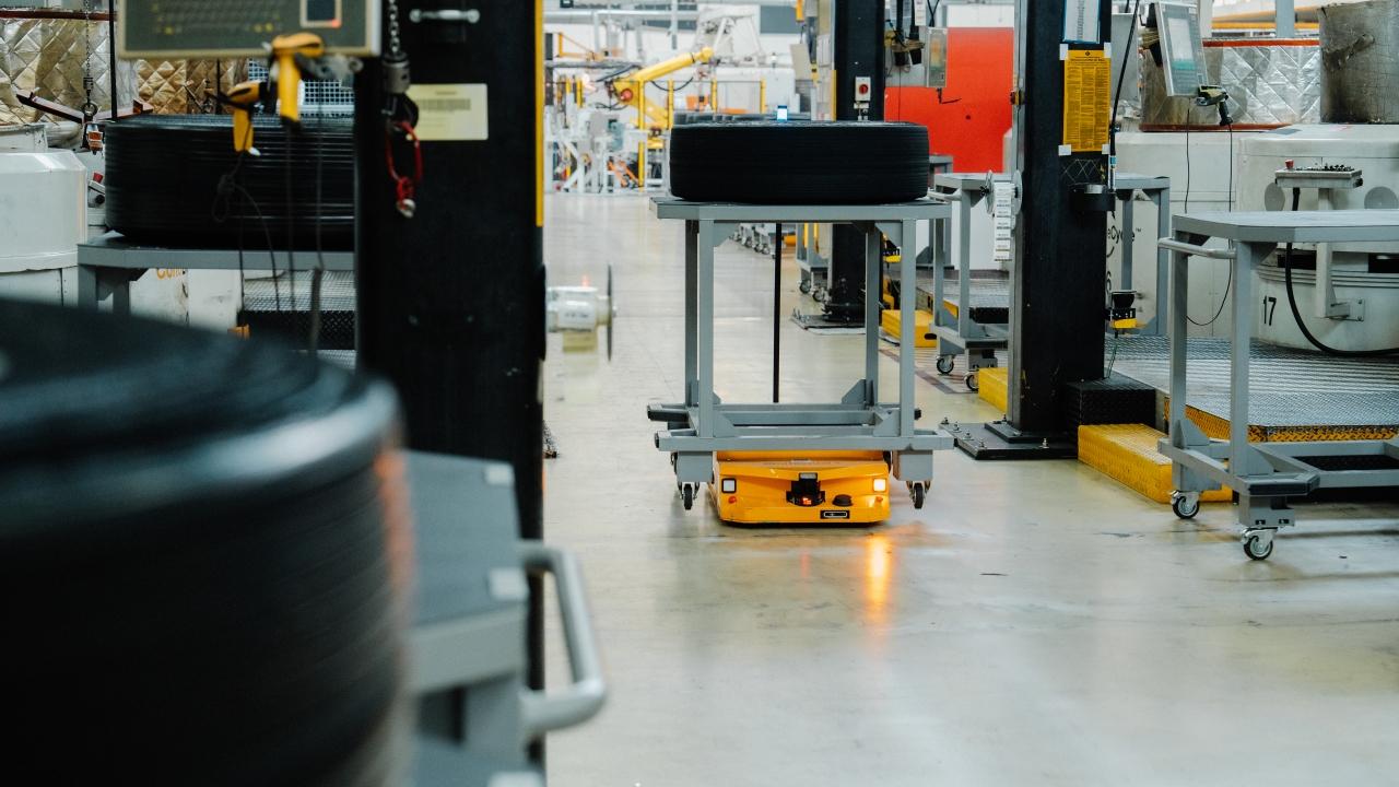 Continental robotları YEŞİL lastikleri taşıyacak