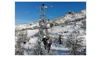Çoruh EDAŞ “Yoğun KAR Yağışında Sahada”