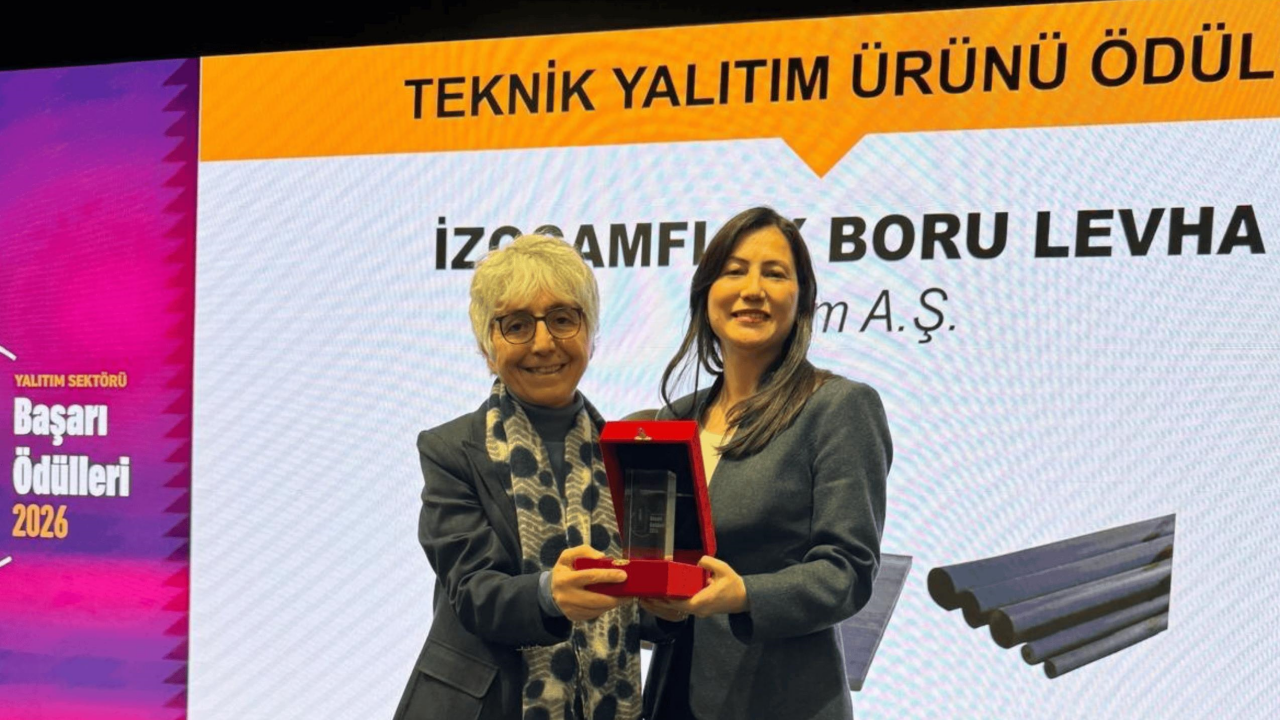 İzocam ÖDÜL aldı “Enerji tasarrufuda var”