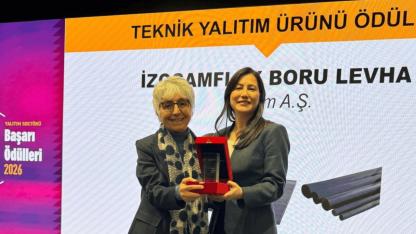 İzocam ÖDÜL aldı “Enerji tasarrufu da var”