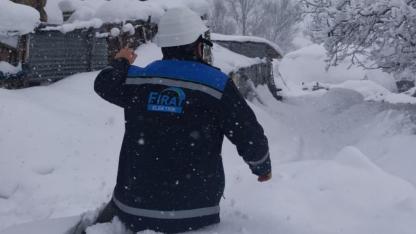 Tunceli'de KIŞ 'Fırat EDAŞ ekipleri sahada'