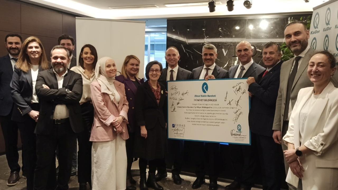 VEDAŞ 'Belgeyi imzaladı'