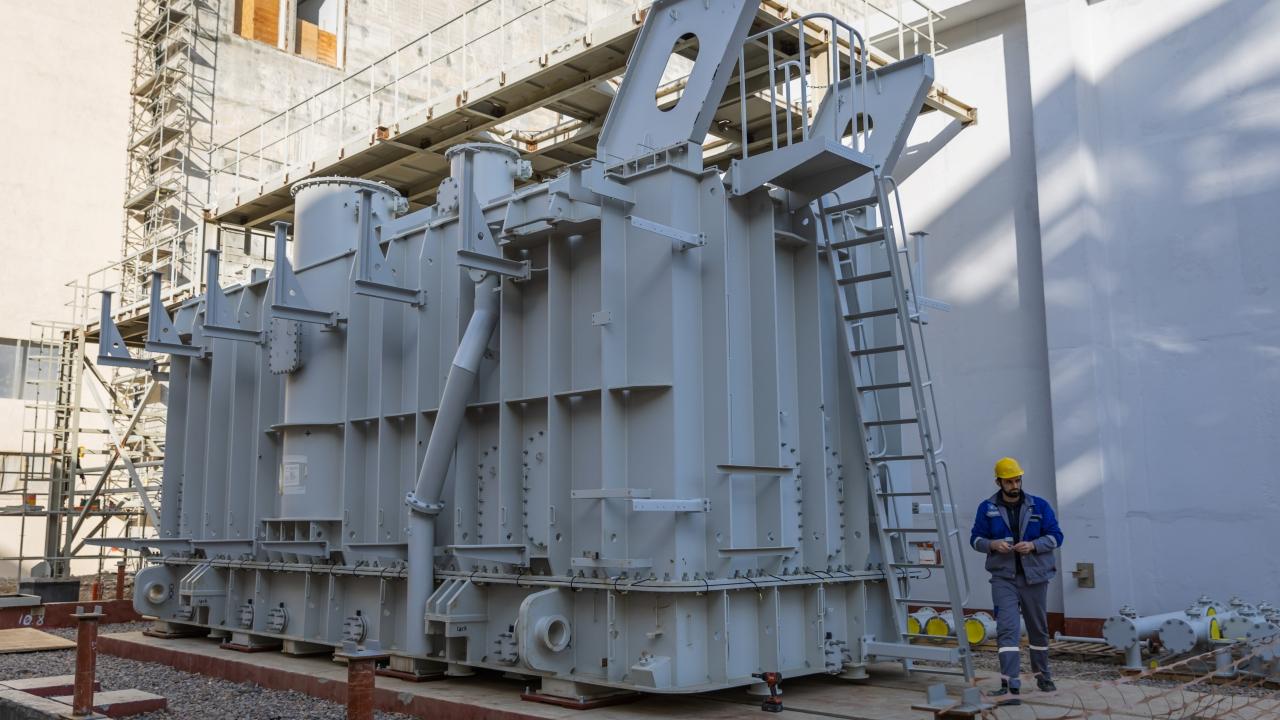 Akkuyu Nükleer 1. Güç Ünitesi yükseltici transformatörler tamam!