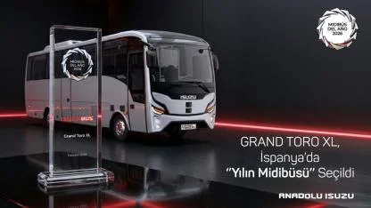 Anadolu Isuzu 'Yeni modeli Yılın Midibüsü seçildi'